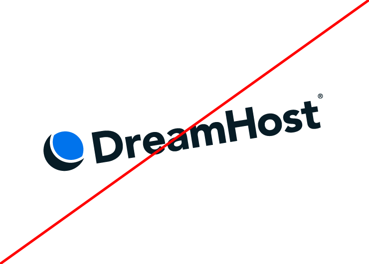 Dreamhost logo - do not rotate