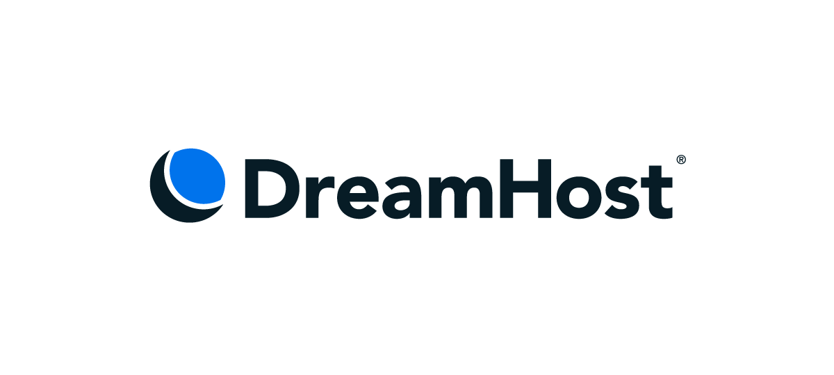 Dreamhost logo - Dark blue text on white background